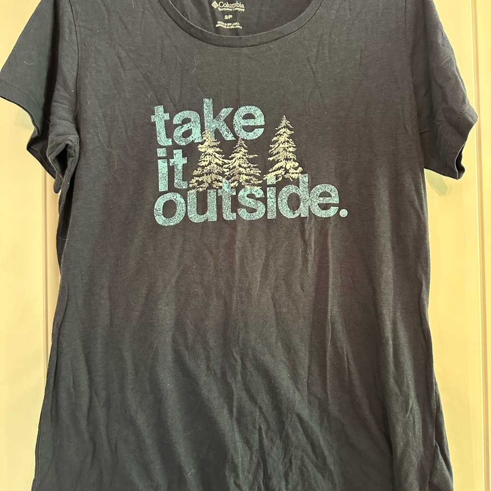 Columbia Dark Gray Logo Tee